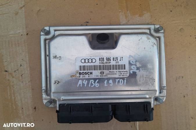 Calculator motor ECU 038906019JT Audi A4 B6  [din 2000 pana  2005] Av - 1