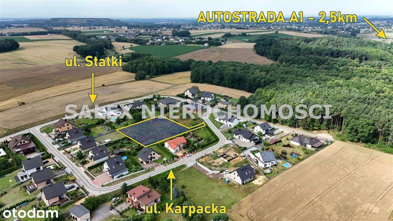 Duża działka budowlana w Roju - Pełny obrazek: 3/4