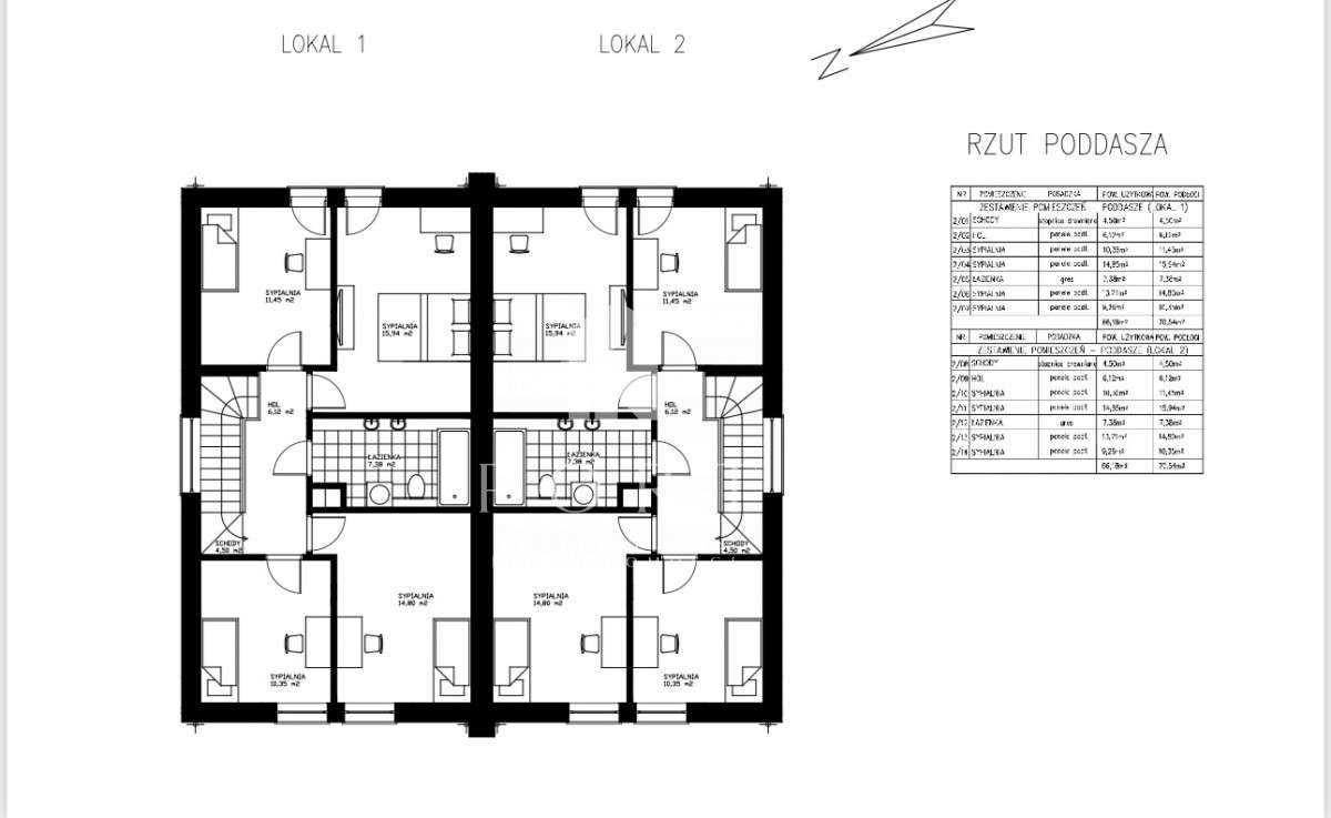 Dom w zabudowie bliźniaczej w Luzinie - Pełny obrazek: 4/12