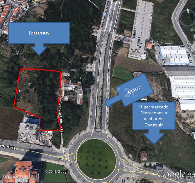 Conjunto de 2 terrenos, Gondomar, 9000m2, 1.300.000 euros.