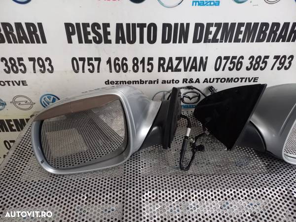 Oglinzi Oglinda Stanga Dreapta Audi Q7 4L De Anglia Cu Rabatare Electrica Si Lumini Ambientale - Dezmembrari Arad - 5