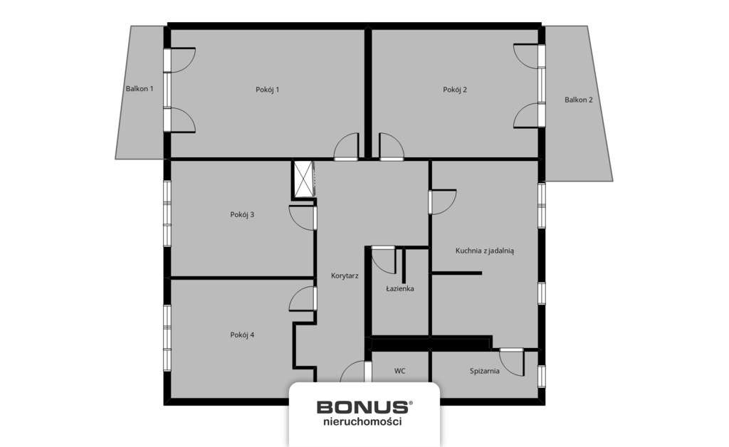 Mieszkanie ul. Narutowicza z ogródkiem 108 m 4 pok - Pełny obrazek: 5/20