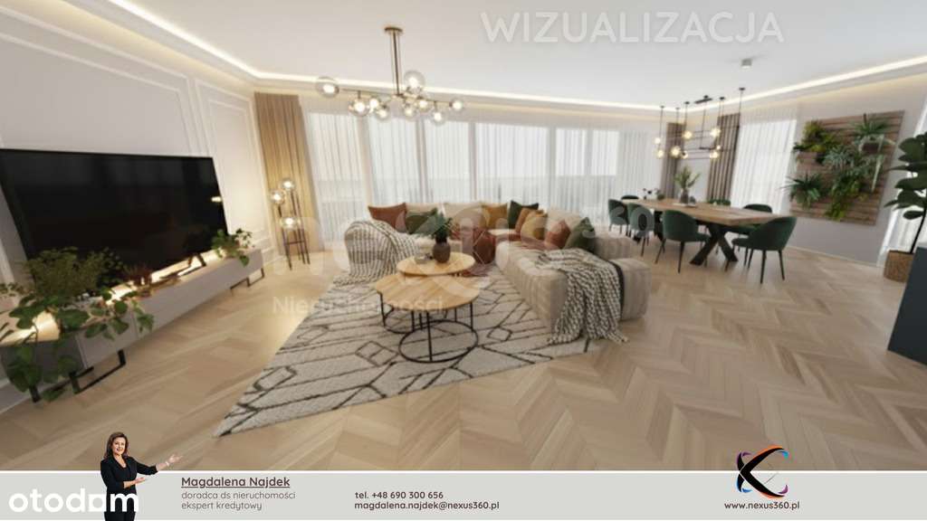 Apartament 5 pokoi, loggia, taras - Pełny obrazek: 2/16