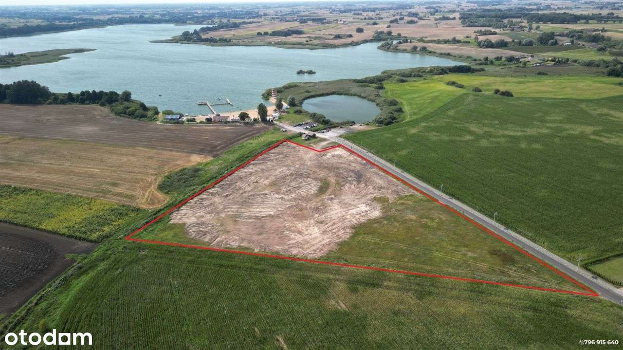 Działka 923m przy samej plaży Jezioro Borzymowskie-4