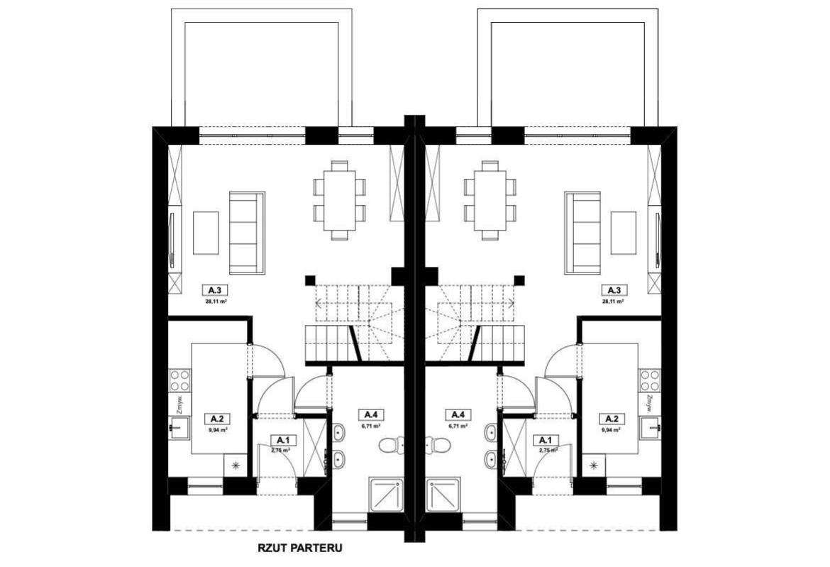 Dom  Bliźniak Czerwonak ul. Południowa  95m2 - Pełny obrazek: 4/4