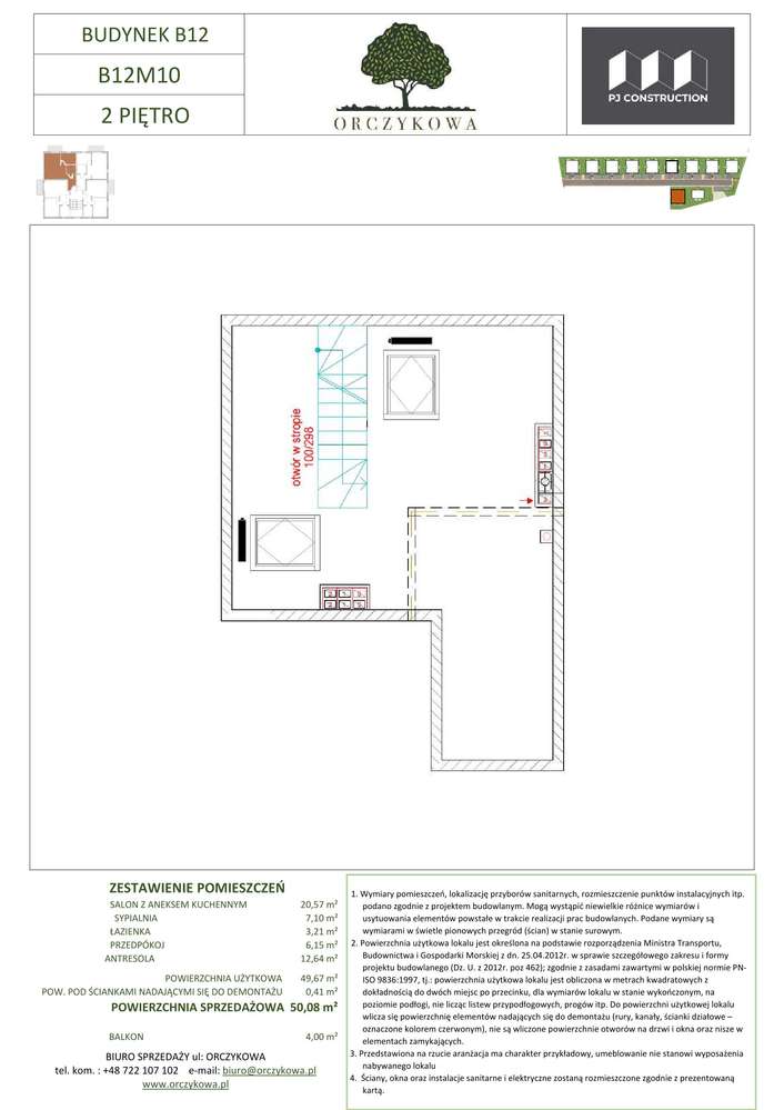 Nowe 3pokoje, pod lasem - Orczykowa 12/10 - Pełny obrazek: 3/9