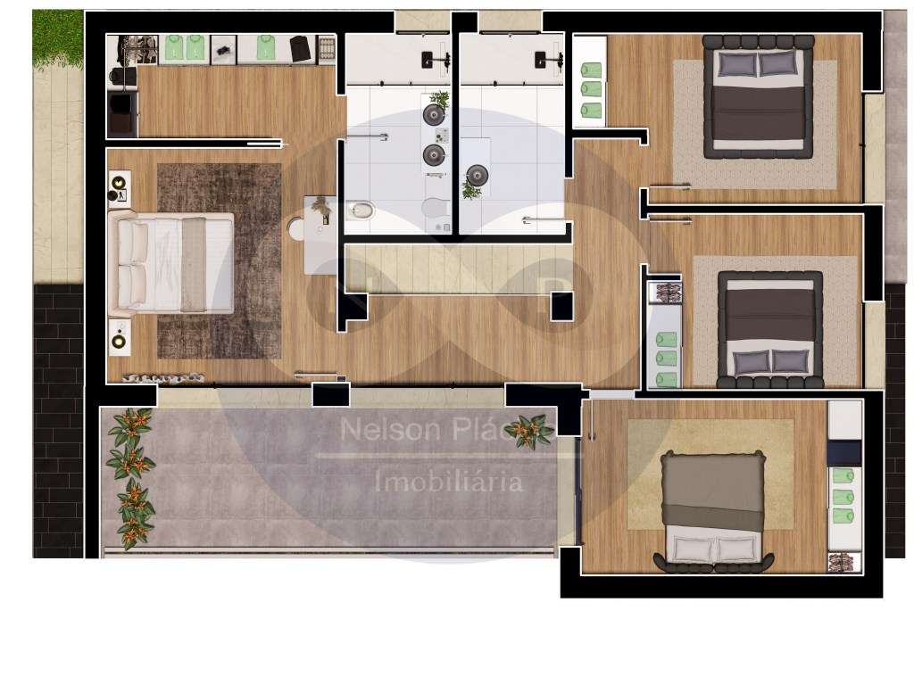 Lote de terreno com Moradia inacabada - 40% da obra realizada - Grande imagem: 3/4