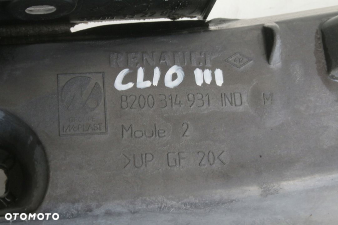 ŚLIZG BŁOTNIKA PRAWY RENAULT CLIO III - 5