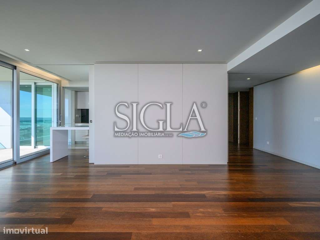 Apartamento T3, com vistas soberbas para o mar, em Canidelo - Grande imagem: 5/27