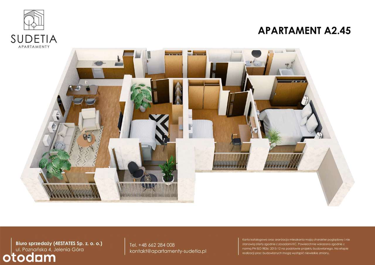 Apartamenty Sudetia | mieszkanie 4-pok. | A2.45 - Pełny obrazek: 3/8