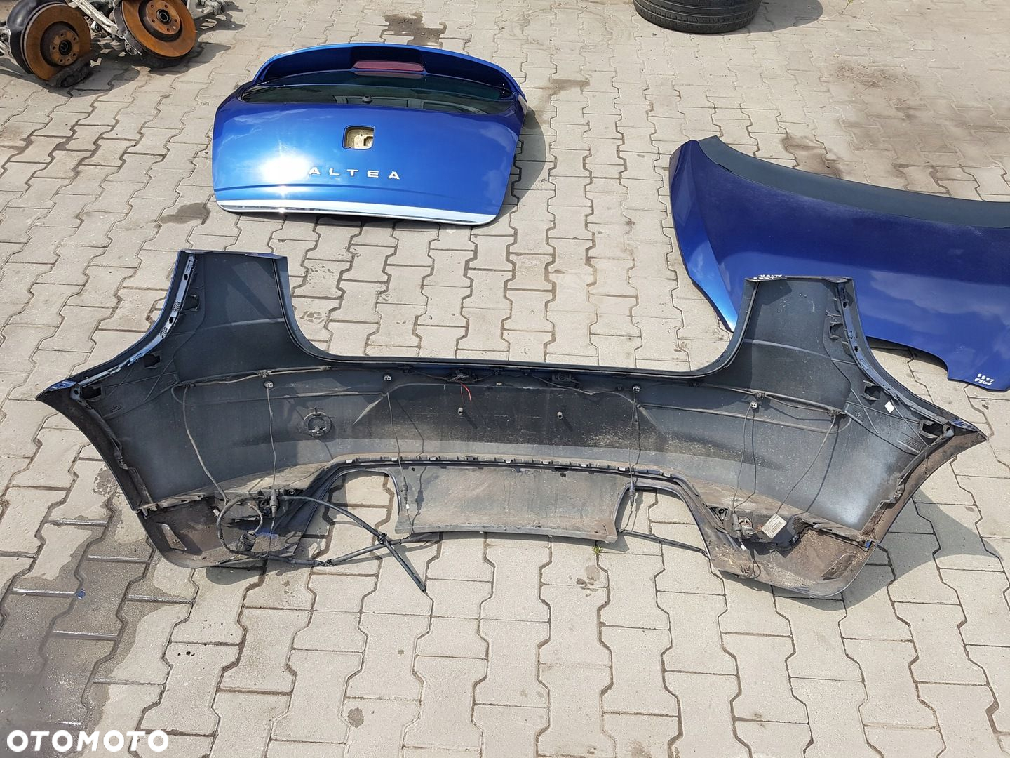 SEAT ALTEA 04-08r FR ZDERZAK TYŁ TYLNY LS5S - 3