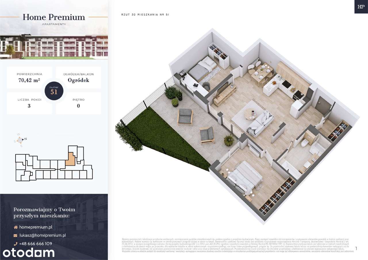 Home Premium | apartament 3-pok. | 2_51 - Pełny obrazek: 2/7