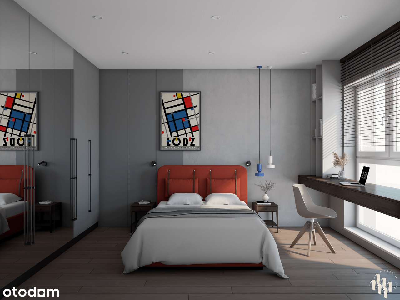 2 pokoje przy parku i dworcu Fabrycznym, klucze za miesiąc-5