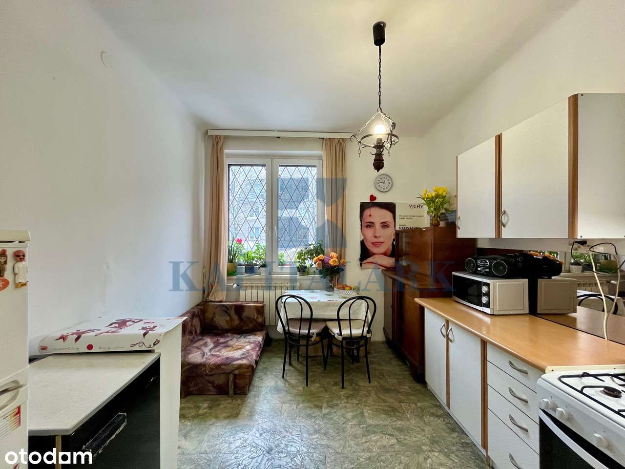 Kawalerka 35,49m2 | kamienica | Plac Hallera | parter |-6