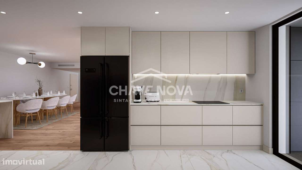 T4 Dúplex Novo c/ Piscina e Lugar de Garagem em Santa Marinha (VL8) - Grande imagem: 4/25