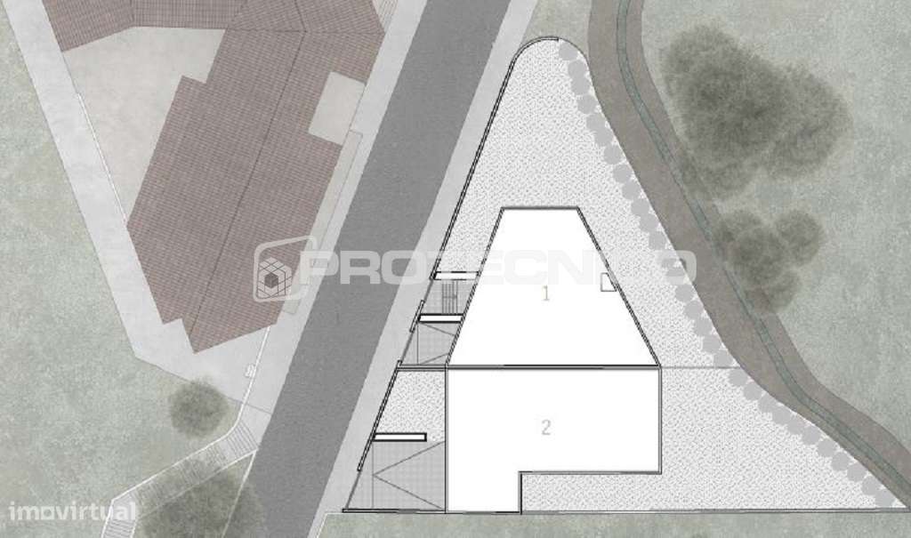 Terreno c/ projeto aprovado – Paço - Grande imagem: 5/8