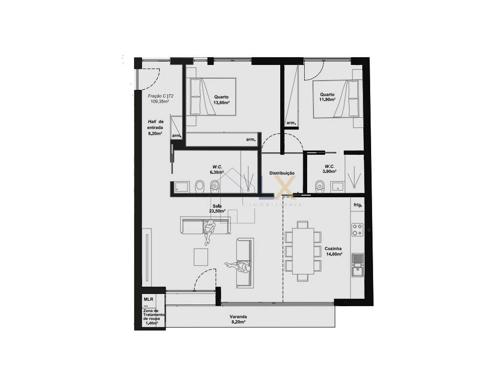 Apartamento T2 com garagem na Gafanha da Nazaré!!! - Grande imagem: 5/5