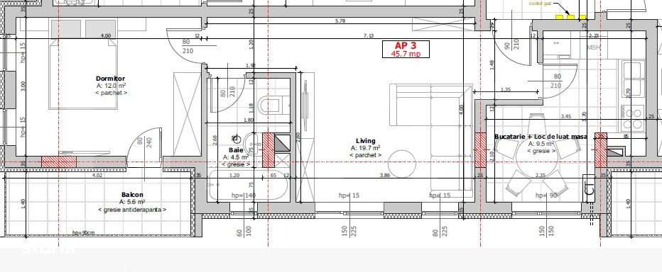 Apartament 2 camere, semidecomandat, Zona Cetatii - Imagine principală: 4/4