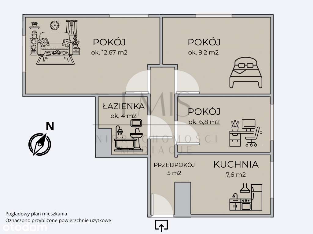 3 pokoje - blisko las, plaże i centrum Gdyni-5