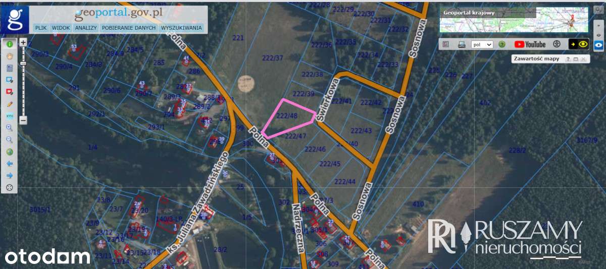 Bory Tucholskie - działki objęte Mpzp-19