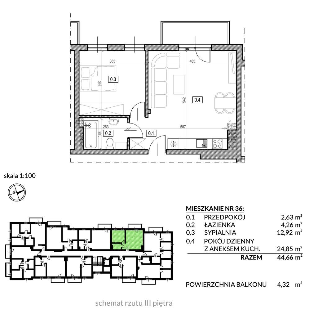 Ostatnie piętro, DUŻA sypialnia z 2 OKNAMI, możliwość osobnego miejsca - Pełny obrazek: 4/11