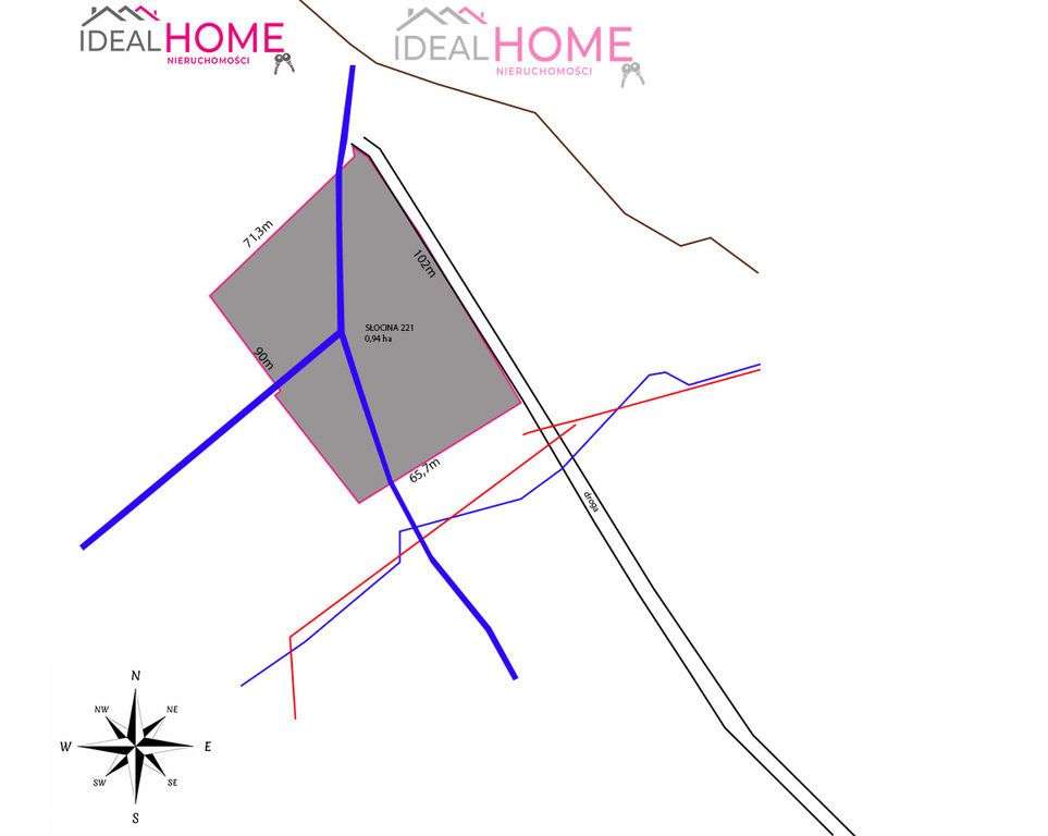 Działka na sprzedaż Słocina- 0,93ha - Pełny obrazek: 5/9