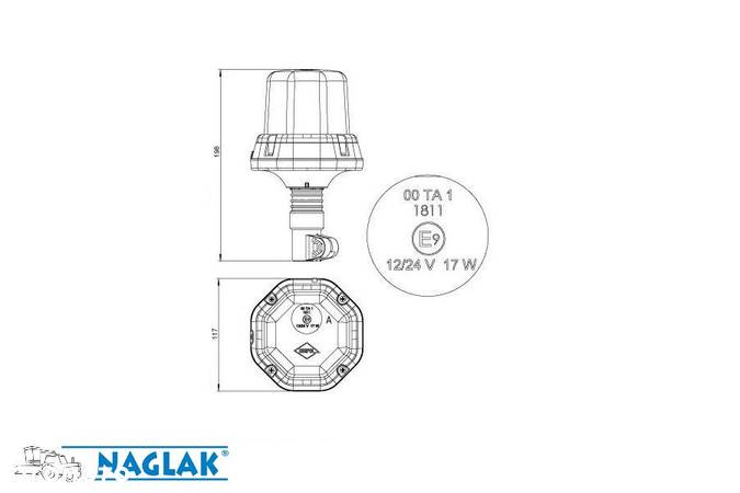 Lampa ostrzegawcza LED - 2