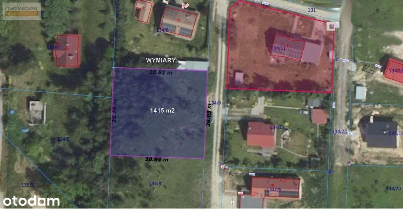 Działka budowlana w kameralnej zabudowie - Pełny obrazek: 3/4