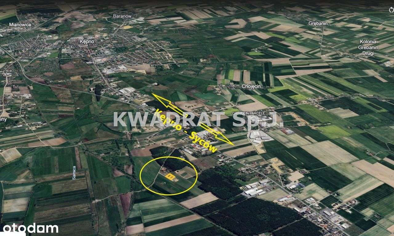 Działka budowlana pow. 1350 m2 - Chojęcin Szum - Pełny obrazek: 5/7