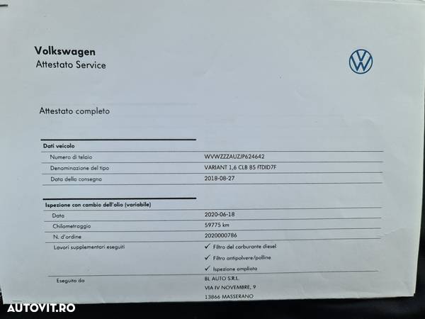 Volkswagen Golf Variant 1.6 TDI (BlueMotion Technology) DSG Comfortline - 20