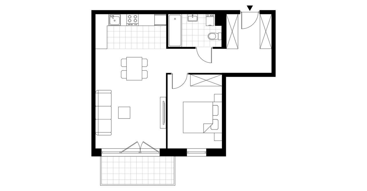 Ulica Staszica | mieszkanie A26 - Pełny obrazek: 4/9
