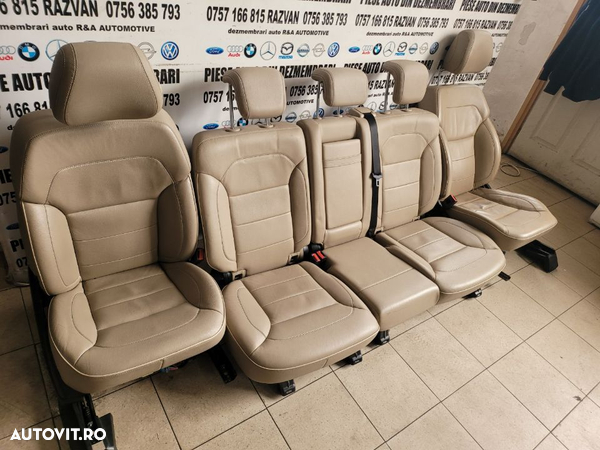 Interior Complet Scaune Banchete Mercedes Ml W166 Cu Incalzire Si Ventilatie Full Electrice 2012+ - 2