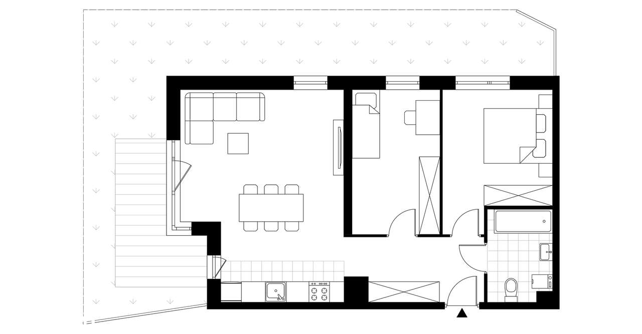 3-pokojowe mieszkanie 62m2 + ogródek Bez Prowizji - Pełny obrazek: 3/8
