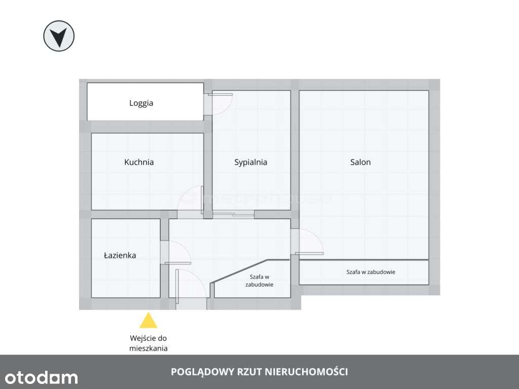 2 pokojowe mieszkanie z loggią, 1 piętro Kołobrzeg-12