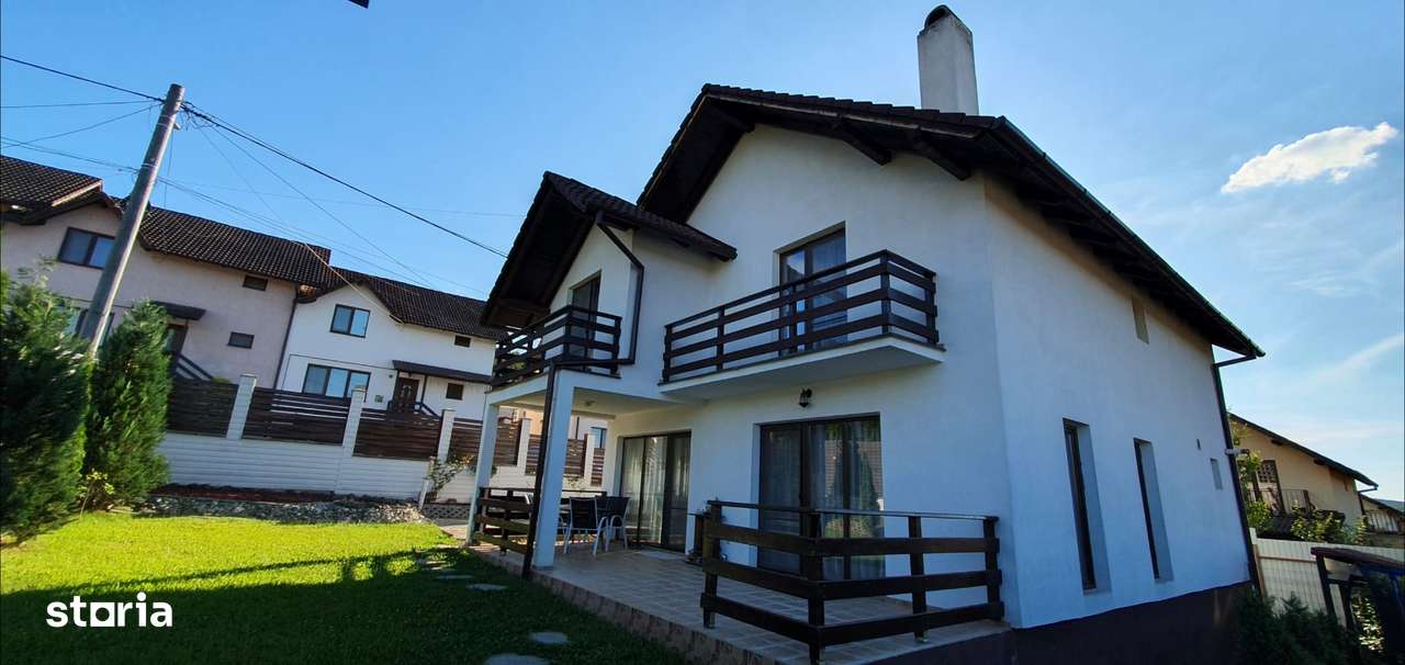 Casa single 4 camere, 3 bai, 528 mp teren utilata si mobilata Corunca - Imagine principală: 4/13