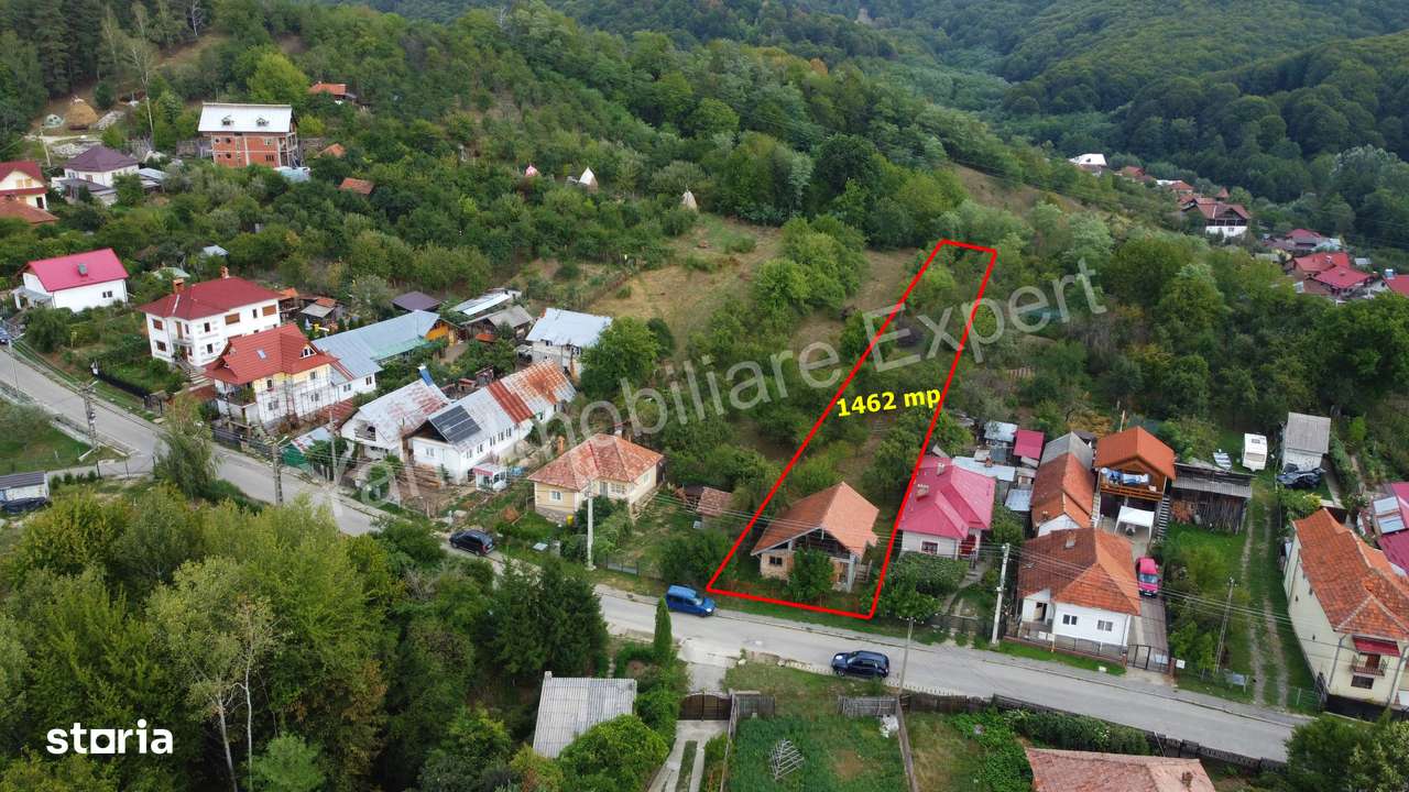 Casă bătrânească + 1462 mp teren de vânzare în Curtea de Argeș. - Imagine principală: 1/16