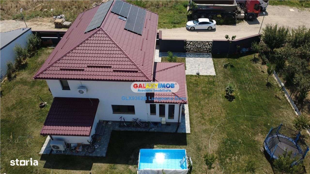 Vila P+1E,terasa, piscina, curte, 0 Costuri ergetice, Ulmi - A1 - Imagine principală: 4/20