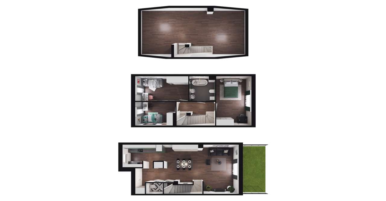 4-pokojowy dom 86m2 + ogródek Bez Pośredników - Pełny obrazek: 2/7