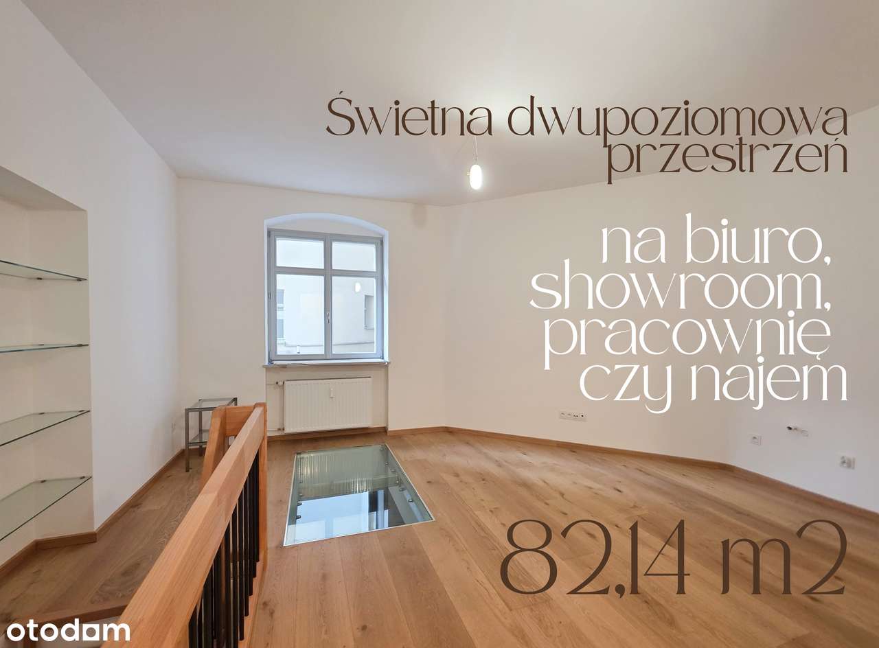 Unikatowy loft w sercu Poznania – cegła – szklane sufity -dwupoziomowy