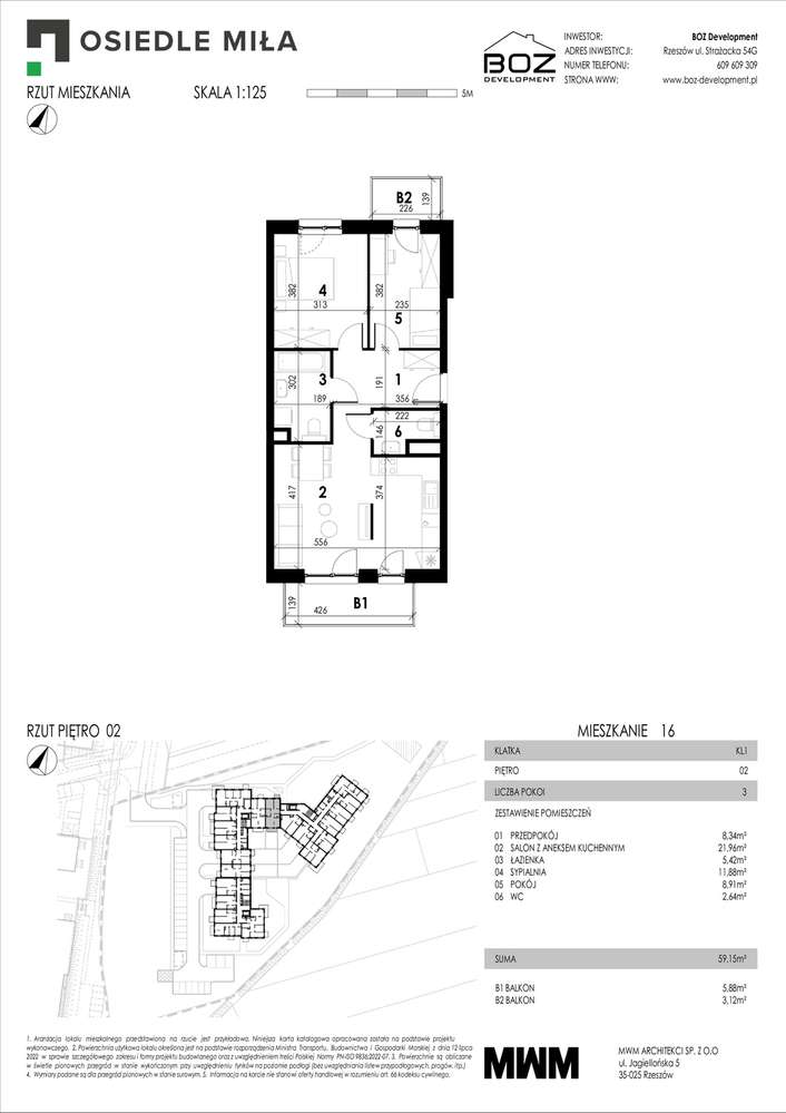 Dwustronne mieszkanie Rzeszów - BOZ Development - Pełny obrazek: 3/8