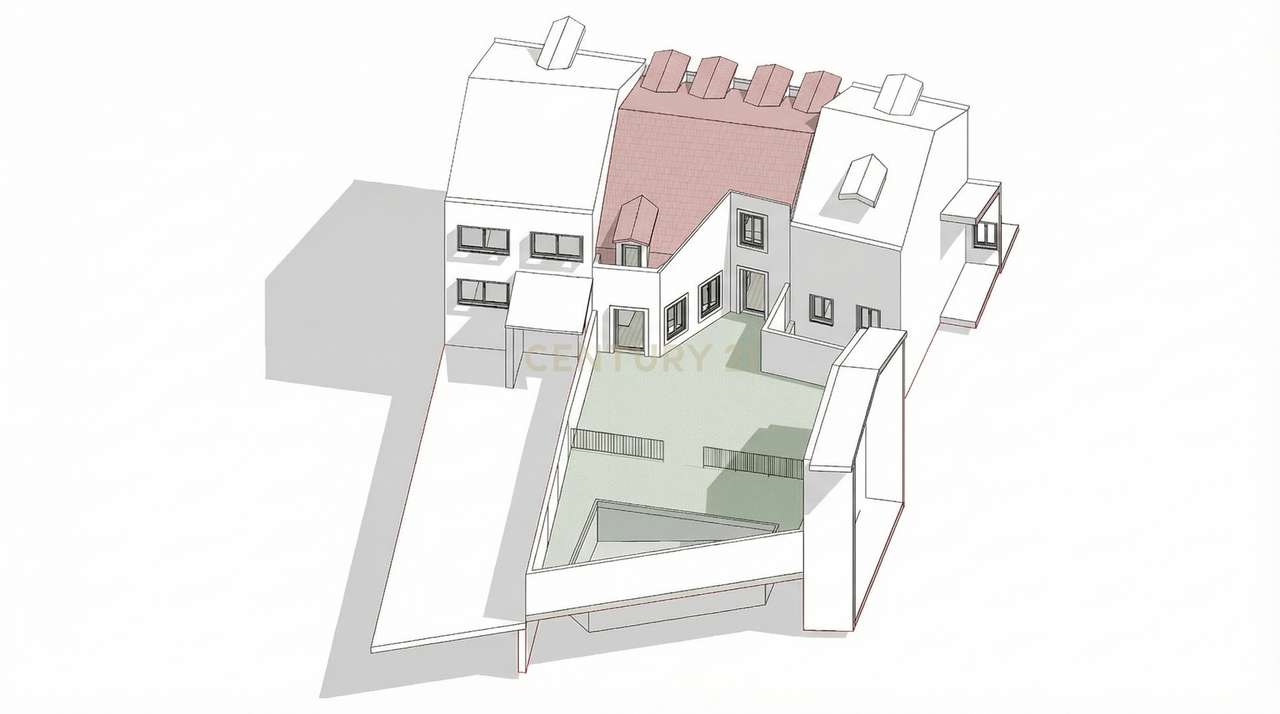 Terreno com projeto aprovado para construção de Moradia T4, para Venda - Grande imagem: 3/9