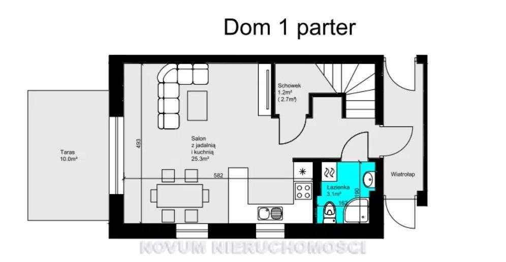 Dom z ogrodem + 2 miejsca parkingowe - Opatowice-4