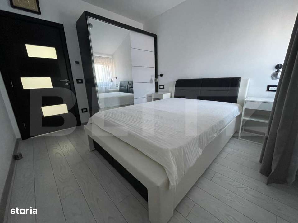 Apartament 3 camere, etaj 3+ansarda, 70mp, utilat, mobilat modern, zon - Imagine principală: 5/7