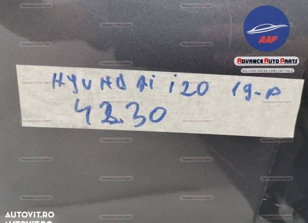 Bara spate cu senzori - in stare buna Hyundai i20 IB 2014 2015 2016 2017 2018 2019 2020 4230 - 8