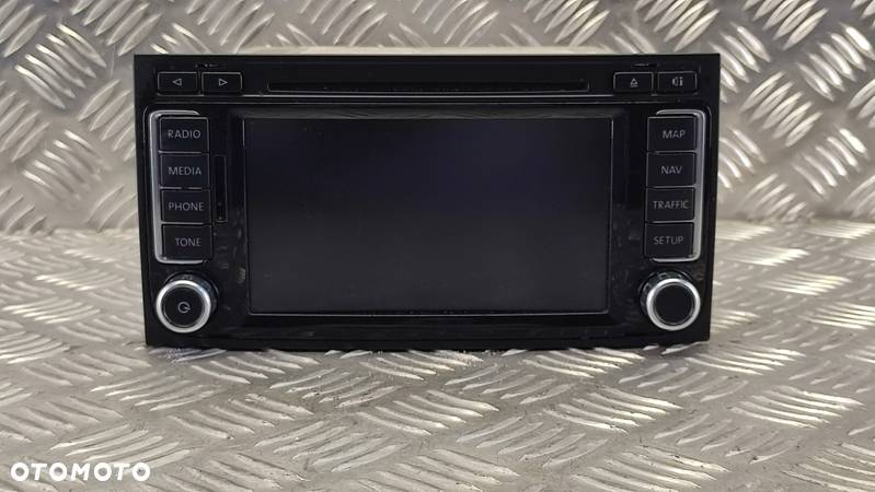 VW TOUAREG 7L 06-09R RADIO CD NAWIGACJA ORYGINAL 7L6035680 A BRAK KODU - 1