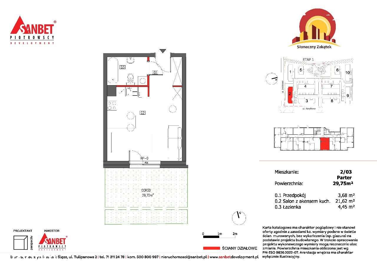 Kawalerka z Ogrodem | Twoje Pierwsze M - Pełny obrazek: 2/8
