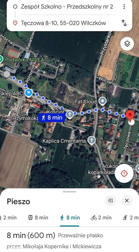 Wilczków, gm. Żórawina , działki budowlane 800 m2 - Pełny obrazek: 5/5