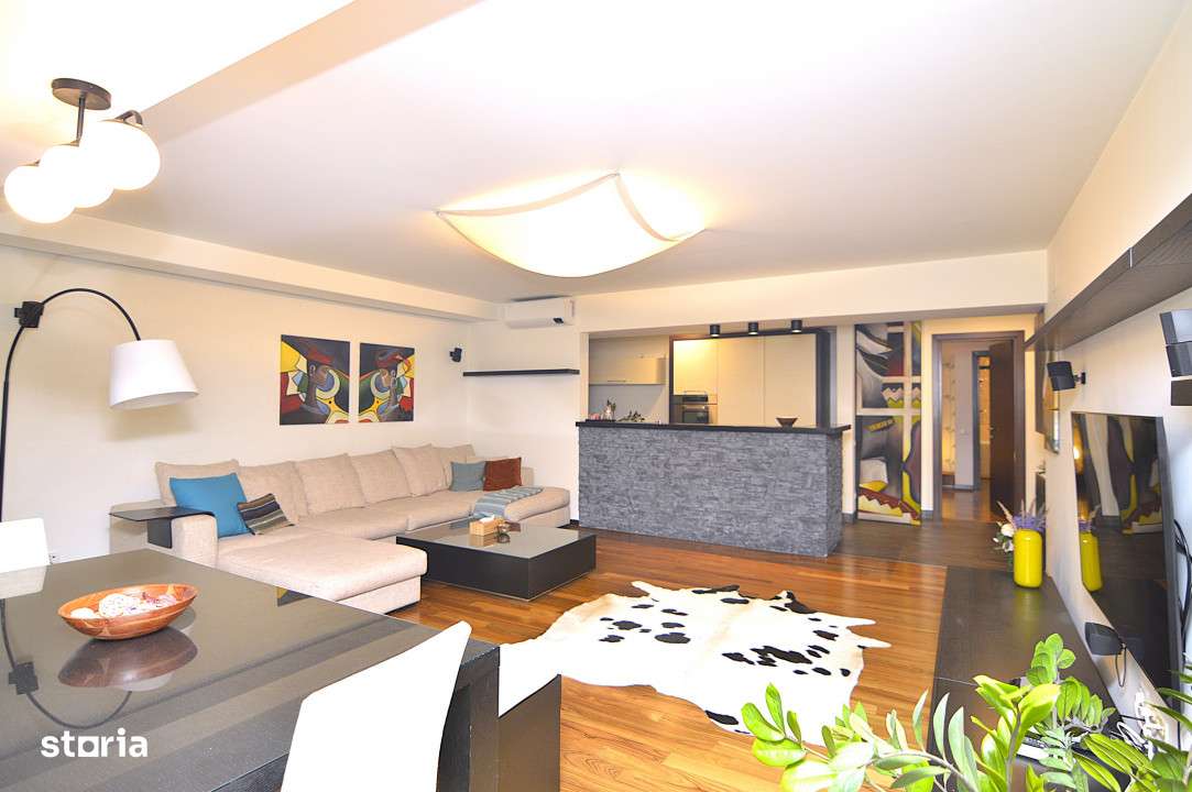 INCHIRIERE APARTAMENT SUPERB DE 3 CAMERE, SUPRAFATA 100 MP, UNIRII – - Imagine principală: 2/19