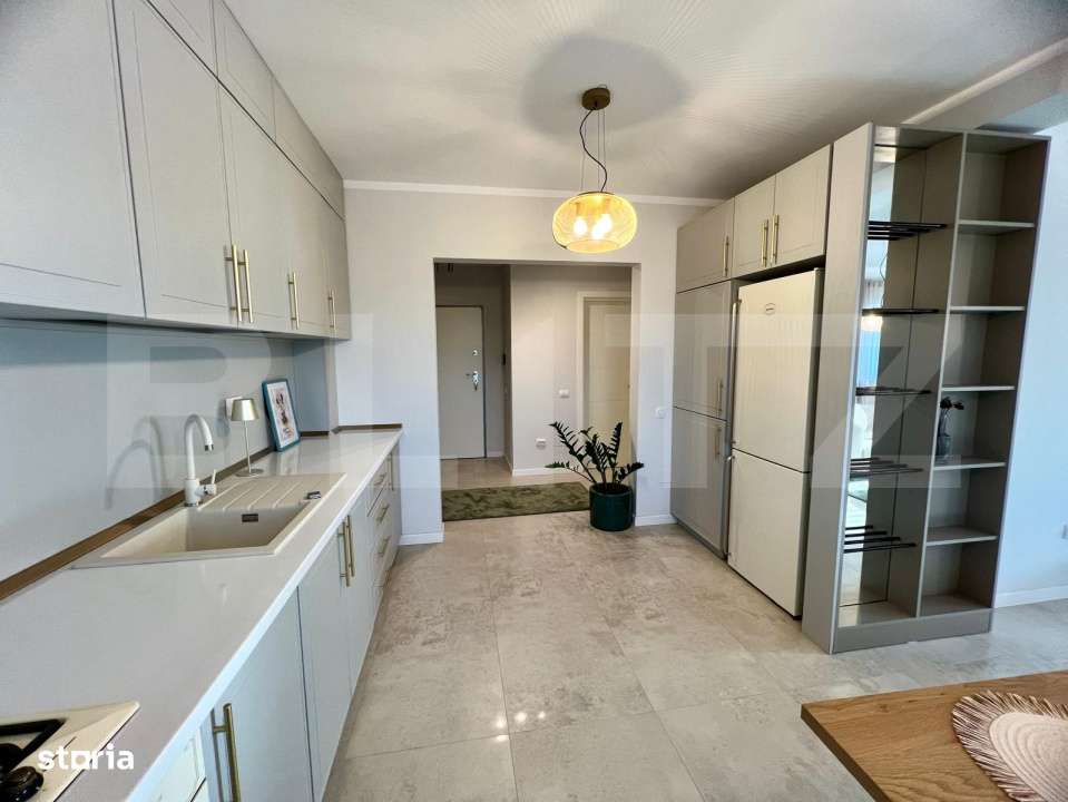 Apartament 2 camere 70mp, prima inchiriere, foarte modern, Brestei - Imagine principală: 3/12