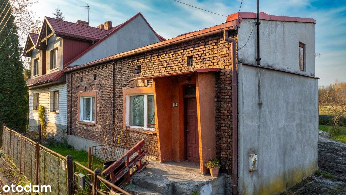 Dom z gotowym projektem rozbudowy w Sosnowcu.